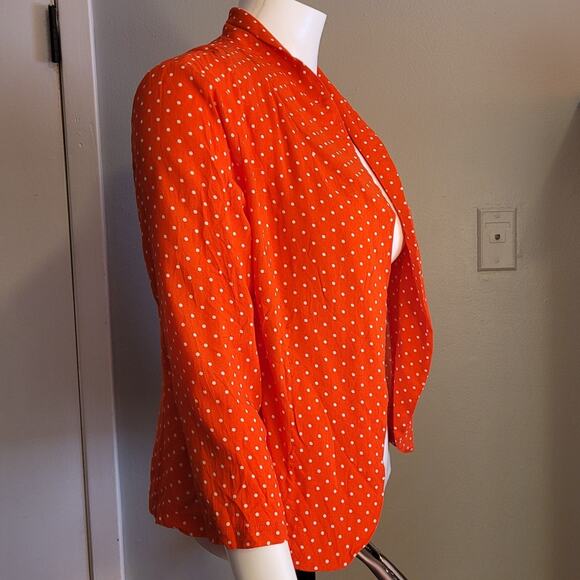 Love Sadie Red Polka Dot Cardigan Small Twee Rockabilly Dopamine Dressing - Picture 2 of 8